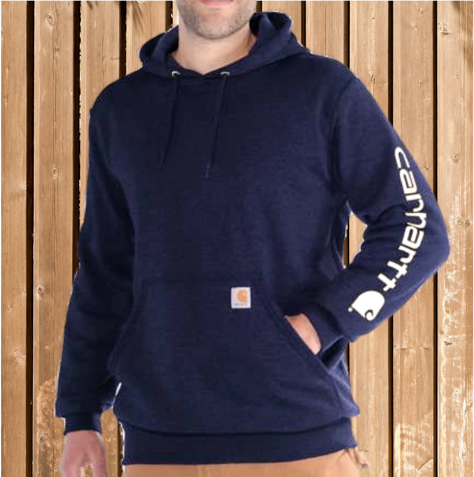 Carhartt Midweight Hoody, Kapuzenpulli, navy, Gr. L